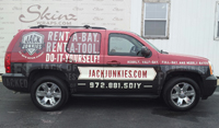 SUV wraps for Jack Junkies in Plano